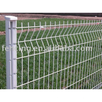 bended pvc coated wire mesh fence